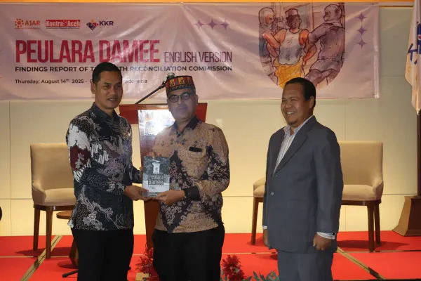 KKR Aceh Luncurkan 'Peulara Damee', Laporan Temuan Pelanggaran HAM Versi Bahasa Inggris